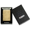 thumbnail image 3 of Zippo Henna Tattoo Design Tumbled Brass Pocket Lighter, 3 of 6