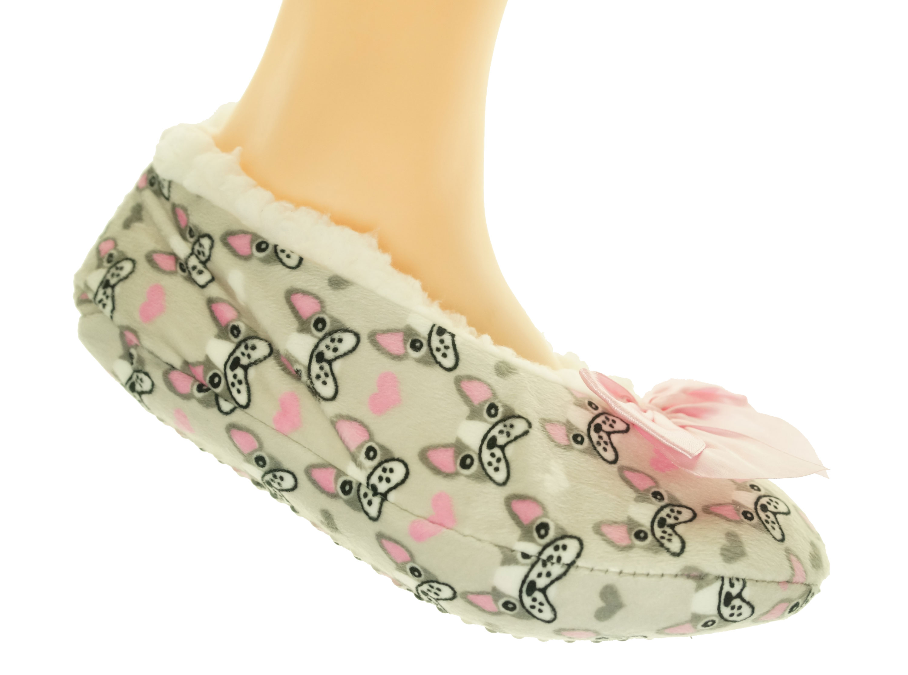 Snuggle Feet Snuggle Feet Women's Sherpa Fleece Lined Slippers Dogs