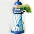 thumbnail image 6 of Dserhfy LED Iron Lighthouse Statue Realistic Shape Micro Landscape Garden Statue Patio Decor, 6 of 8
