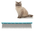 thumbnail image 2 of Peigne d'Épilation pour Animaux Robuste Durable Réutilisable Confortable Peigne à Nœud Ouvert pour Chat Bleu, 2 of 4