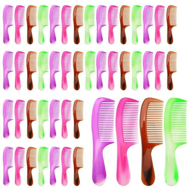 SLequipo Bulk Combs Individually Wrapped, 40 Pack Mini Hair Combs In
