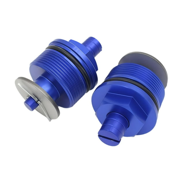 Miulika 2 Pieces Front Shock Absorber Screws Replace for Honda CBR250 Accessory Blue