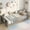 Grey, variant on Sailvan Twin size Floor Platform Bed with Built-in Book Rack
