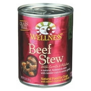 Wellness Pet Products Dog Food - Beef with Carrot and Potatoes - Case of 12 - 12.5 oz.