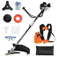 thumbnail image 2 of AurumEdge Weed Wacker Gas Powered, 52cc 2 Cycle Weed Eater (Engine Model: 1E44F-E), Powerful Cordless String Trimmer, 18-Inch Cutting Path, Brush Cutter, 2 of 12