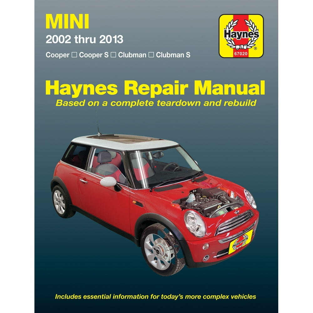 Mini Cooper, Cooper S, Clubman & Clubman S (0213) Haynes Repair Manual