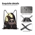 thumbnail image 4 of Goofa The Nightmare Before Christmas Print Drawstring Backpack Bag Sport Gym Sackpack Cinch Bags Drawstring Bags Draw String Sport Bag-Medium, 4 of 6
