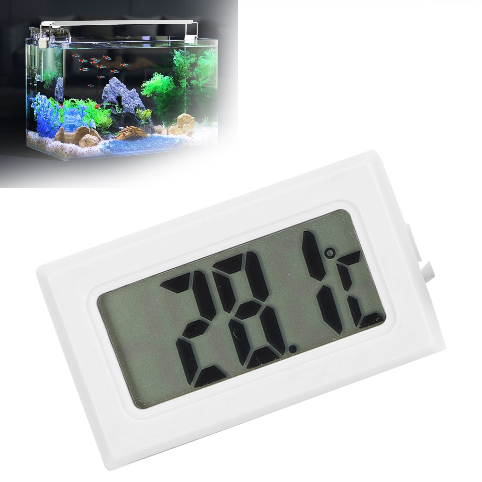 bloemblad Universiteit Jasje YOUTHINK Portable Fish Tank Digital Thermometer Aquarium Temperature Gauge  Monitor With Probe,Aquarium Thermometer,Aquarium Thermometer With Probe -  Walmart.com