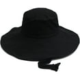 thumbnail image 2 of CoCopeaunts Wide Brim Bucket Hat Women Sun Cap Casual Sport Hiking Fishing Basin Hat Summer Spring Fisherman Hat with Chin Strap, 2 of 8