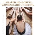 thumbnail image 3 of WEUVEB 10Ud U-Shaped Women Barrettes Dorados En Aleación Para Realzar Estilo Y Elegancia, 3 of 7