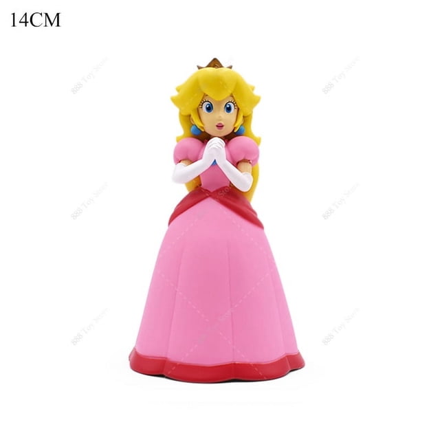 Venta caliente de figuras de Mario Bros Bowser Jr., princesa Peach, Rosalina, Daisy, modelos de acción, juguetes lindos de Anime, muñecas creativas coleccionables de PVC