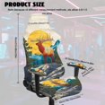thumbnail image 5 of SCRAWLGOD Deer Mountain Sun Print Gaming Chair Cover, Breathable Computer Chairs Protection Cover with Armrest Covers Washable Computer Reclining Chair Seat Cover with Zipper for Home Studio, 5 of 7