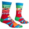 thumbnail image 3 of Cool Socks – Pringles Once You Pop Crew Sock, Unisex Large Snack Food Graphic, Fun Colorful Novelty, 3 of 6