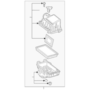 Genuine OE Toyota Air Cleaner Assembly - 17700-0T260
