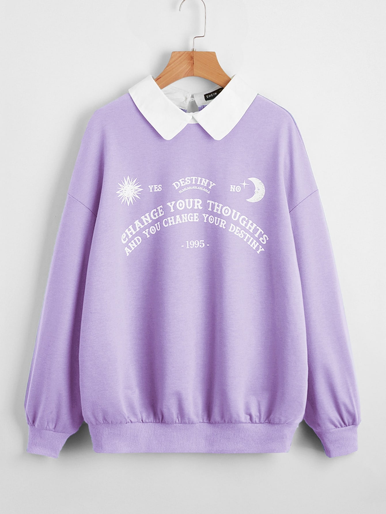 collared shirt under sweater women's aesthetic