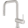 thumbnail image 2 of Grohe 32319DC3 Single-Handle Pull Down Kitchen Faucet Dual Spray 1.75 GPM In Supersteel Finish, 2 of 5