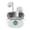 White, variant on dollar items Wireless Earbuds, Sports Bluetooth Headphones, 75Hrs Playtime Ear Buds with LED Power Display, Noise Canceling Headset, IPX7 Waterproof Earphones for Workout/Running