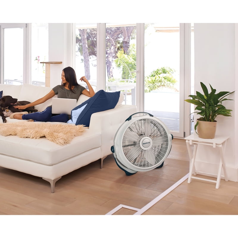 Portable Indoor 20 In Wind Machine Pivoting Head 3 Speeds Home Office Desk Fan 