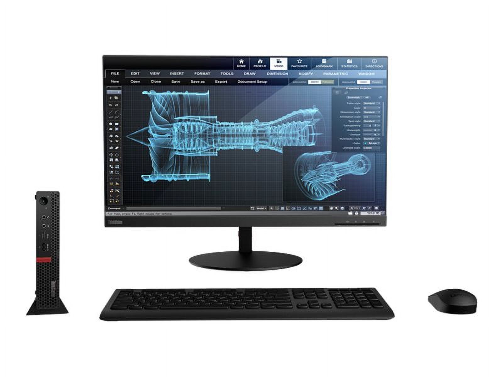 Lenovo ThinkStation P330 30CF - Tiny 1 x Core i7 8700T / up to 4 