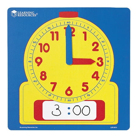 UPC 765023012545 product image for Learning Resources Write and Wipe Demonstration Clocks | upcitemdb.com