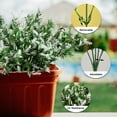 thumbnail image 6 of Coolmade Artificial Plants Lavender, 8 Bundles Outdoor UV Resistant Greenery Fake Shrubs Simulation Plants Indoor Outside Hanging Planter Home Garden Decor (White), 6 of 7