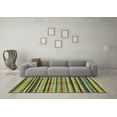 thumbnail image 3 of Ahgly Company Indoor Round Oriental Light Blue Modern Area Rugs, 4' Round, 3 of 4