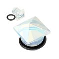 thumbnail image 1 of Pair Of Opal Stone Plugs With Pyramid Top,Gauge (Thickness):2 (6.5Mm), 1 of 1