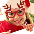 thumbnail image 4 of 1 Set Attractive Glasses Decoration Add Atmospheres PVC Santa Claus Portable Glasses Photo Prop for Festival, 4 of 8