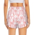 thumbnail image 4 of Xecao's Cute Rabbit Carrot for a double-layer running short for women, perfect for gym, tennis, and more, featuring a convenient pocket., 4 of 9