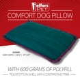 thumbnail image 3 of Jeffers Pet Comfort Dog Pillow, Large 30" x 40", Dark Green – Machine Washable Dog Bed for House, Sofa, Crate & Travel – Poly Cotton Shell, Winter Warmth, Soft, Comfy, Durable, Top Pet Bedding, 3 of 8
