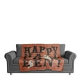 thumbnail image 2 of Creative Products Happy Halloween Orange with Retro Ghosts 50x60 Coral Fleece Blanket, 2 of 3