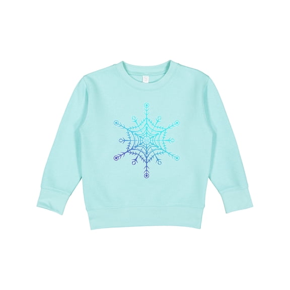 Inktastic Christmas Blue Ice Snowflake Toddler Sweatshirt