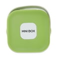 thumbnail image 1 of Unique Bargains 1 Pc Square Multi-Function Jewelry Box Jewelry Organizer Matcha Green Silicone, 1 of 5