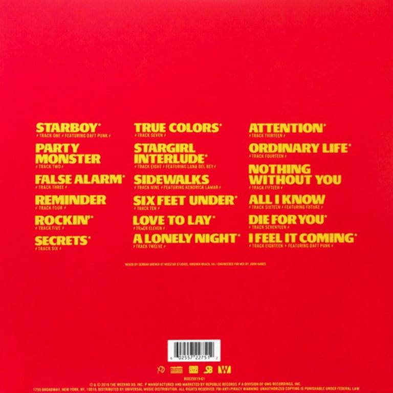 The Weeknd - Starboy - Vinyl 