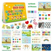 Montessori Learning Toys for Toddlers, Educational Busy Books for 1 Year Old, Activities Books for Kids 2 3 4 Year Old