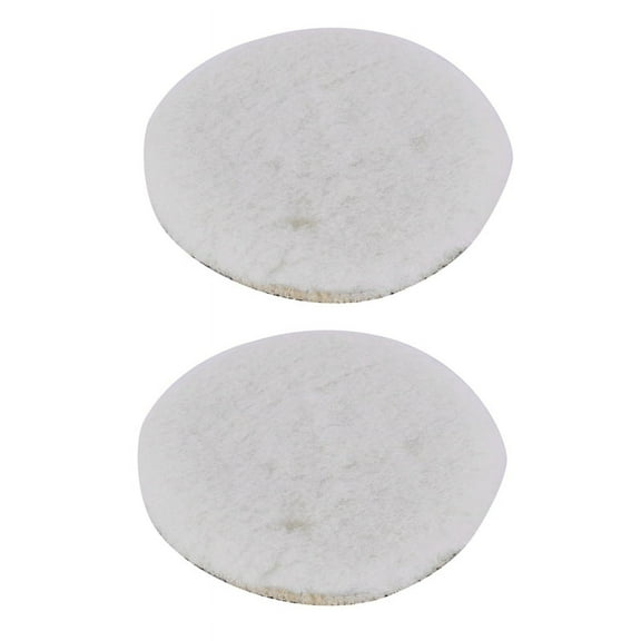 2X Car Van Valeting Polisher Buffer Lamb Wool Polishing Pad 6 inch