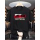thumbnail image 2 of Don't Trust Anyone Print, Men's Round Neck Short Sleeve Tee, Fashion Regular Fit T-Shirt Top For Summer Holiday Leisure Vacation, 2 of 7