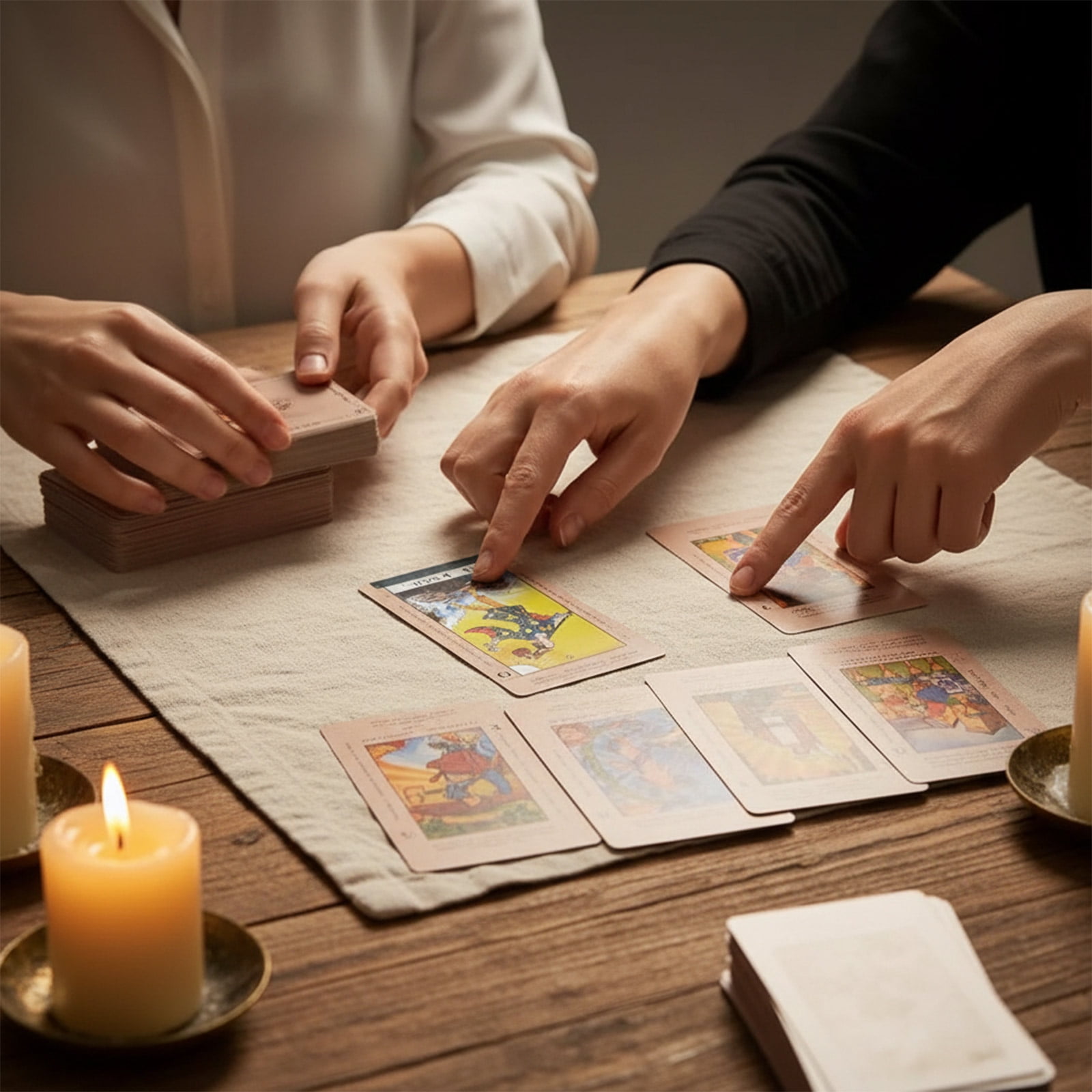 Tarot Cards Classic Tarot Cards Deck with Illustrated Major and Minor Arcana for Divination and Card Reading Activities