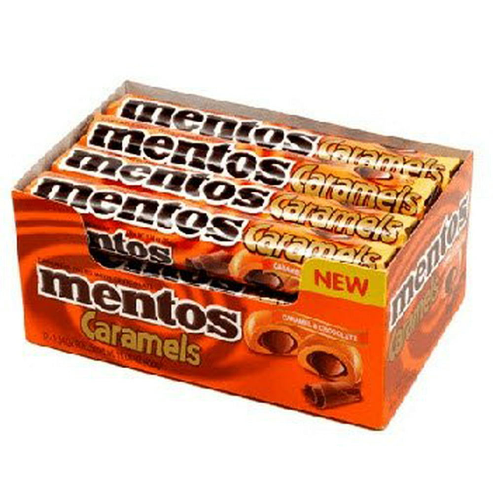 Mentos Caramels, 1.34 oz Rolls (Pack of 12)