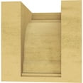 thumbnail image 4 of 6"W x 6"D x 6"H Wide Warren Rough Cedar Woodgrain TimberThane Corbel, Primed Tan, 4 of 6