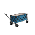thumbnail image 2 of Beach Wagon,Collapsible Wagon 220lbs with Big Wheels Foldable Wagon Carts, Heavy Duty 300L Folding Utility Garden Cart with Big All-Terrain Beach Wheels & Drink Holders. Blue, 2 of 5