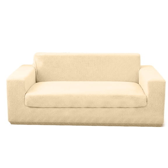 ZZERHUOO Solid Color All Season Universal Sofa Cover Fashion Knitted Elastic Full Cover Sofa Cover Proof Sofa Cushion Sofa Cover Sectional Couch for Moving Extra Large Couch Covers Couch Covers with