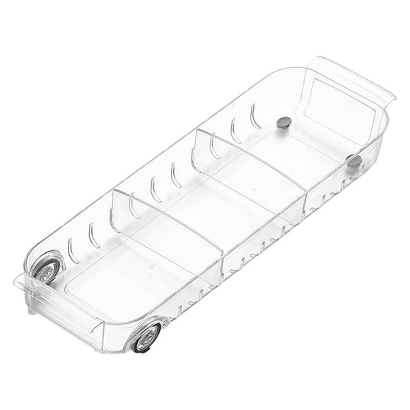 Wmkox8yii Polea de correa transparente Manija de doble cara Caja de almacenamiento de refrigerador hueca Compartimiento de refrigerador de cocina Clasificación Caja de acabado de condimentos Wmkox8yii shgfkasgfk245