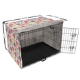 thumbnail image 6 of Turnips Dog Crate Cover, Doodle Style Hand Drawn Veggies Stripes Waves or Zigzags Organic Foods Print, Easy to Use Pet Kennel Cover Small Dogs Puppies Kittens, 7 Sizes, Ivory Multicolor, by Ambesonne, 6 of 6