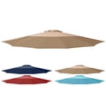 thumbnail image 1 of Toldo de repuesto para sombrilla de patio, 2,7 m, para exteriores, color canela, 8 varillas, 1 of 5