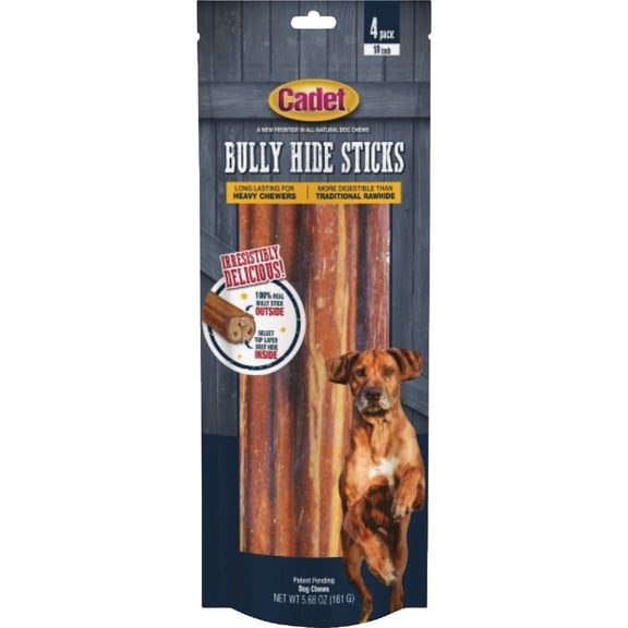 NYLABONE / Cadet Pet Cadet Bully Hide Stick Dog Treat - Pack of 2