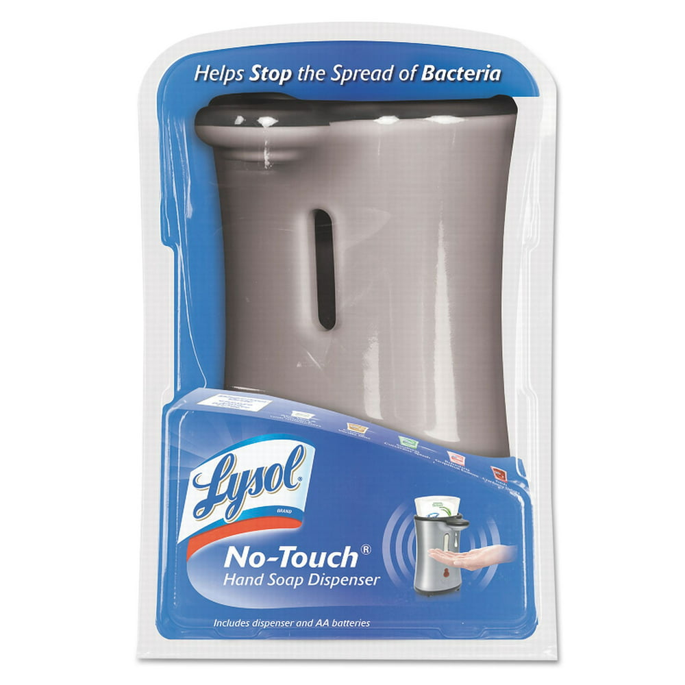 lysol-soap-dispenser-no-touch-8-5oz-stainless-steel-85299-walmart