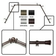 thumbnail image 4 of InStyleDesign  5/8 inch Bay Curtain Rod 20"-36", 38"-72" Black Black Finish, Gold Finish, 4 of 4