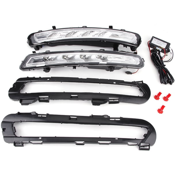 par de luces LED de circulación diurna DRL antiniebla para Ford Mondeo 11-12