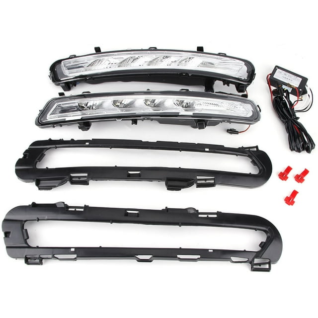 Daytime Running Light Car Drl 1 Pair Car Daytime Running Light DRL LED Daylight Fog Lamp For 11-12